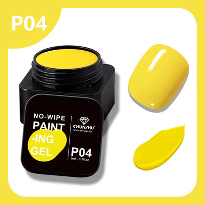 CHUNSU 3 In 1 Spider Gel Nail Polish No Wipe Functional UV Gel Creative Wire Drawing Liner Soak Off Magic Powder 5ML Clear  DIY