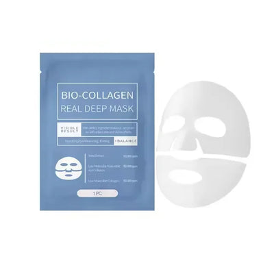 Bio-Collagen Face Mask Deep Moisturizing Overnight Mask Collagen Protein Hydrogel Soft Gel Mask Brightening Firming Skin Care