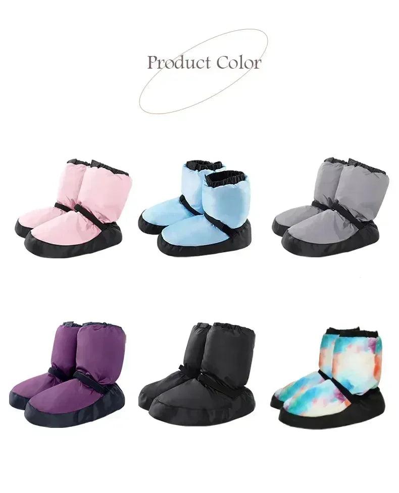 Ballet dance shoes boots warmup training ballerina