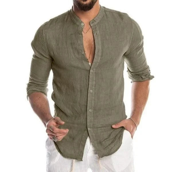 Men's Clothes Party Long Sleeve Shirt Summer