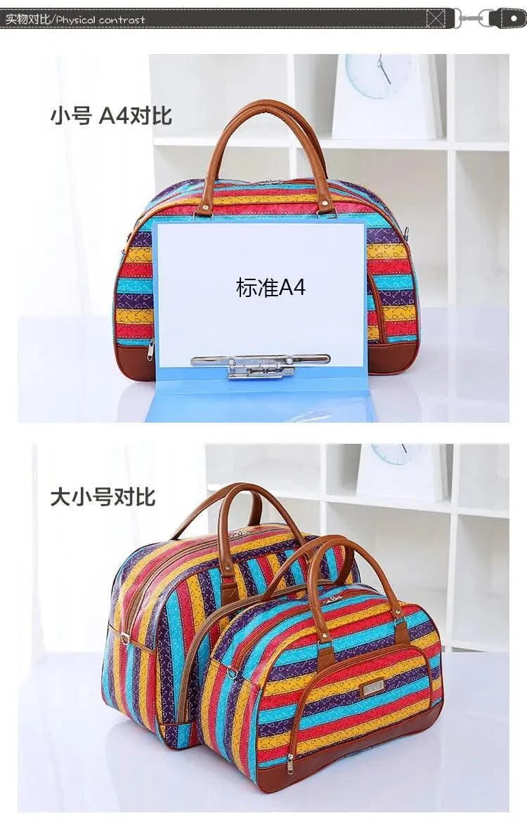 Fashion Cartoon Print Travel Bags for Women