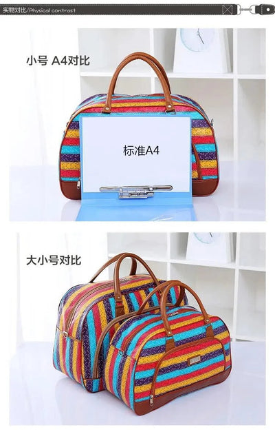 Fashion Cartoon Print Travel Bags for Women
