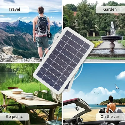Portable Solar Panel Compact, Lightweight & Waterproof for Outdoor, Camping, Hiking, RV, Backpack & Emergency Charging