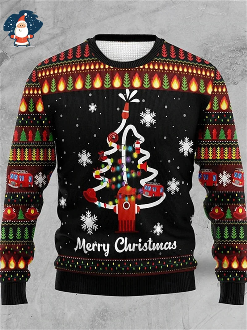 Happy Christmas Sweatshirts Mens Ugly Christmas Sweater Funny Fashion New In Sweaters Women Ugly Sweaters Christmas Jumpers Men