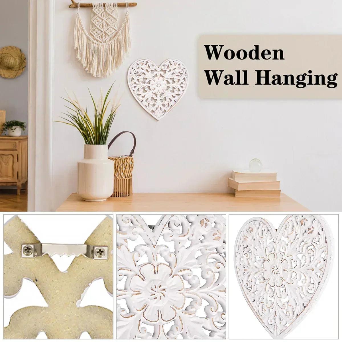 Hollow carved wooden wall decor floral panel hanging ornaments old decorative background