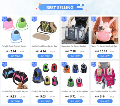 Portable Small Animals Carrier Bag Travel Hanging Bag for Pets Rat Hamster Hedgehog Chinchilla Ferret