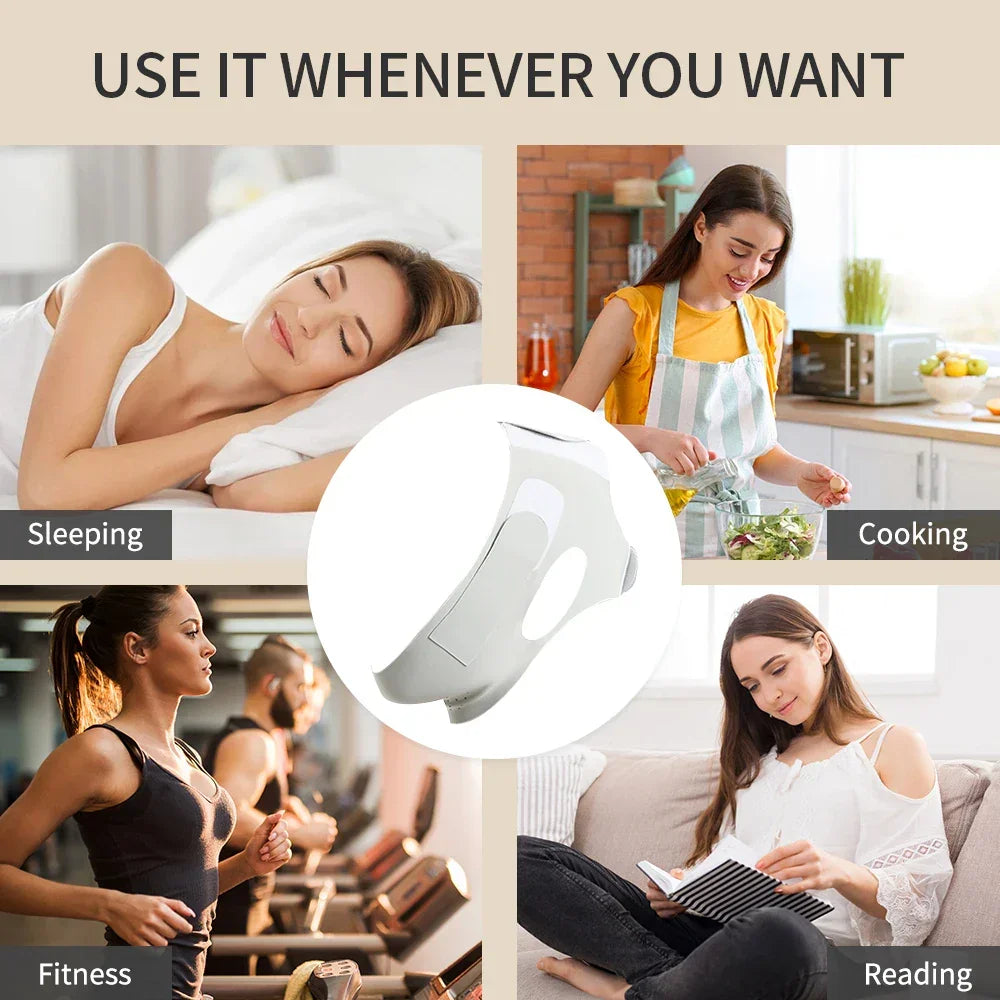 Reusable Face Slimming Bandage V Line Face Shaper Women Chin Cheek Lift Up Belt Facial Massage Strap Face Skin Care Beauty Tools