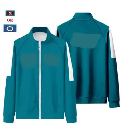 CosplayCalamari Game Cosplay Costume 456 230 001 Thanos Tracksuit Jacket T-shirt Pants Suit Teenager Sweatshirt Numbers Suit Wom