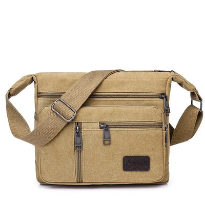 Men Canvas Shoulder Bags Casual Tote Travel Men's Crossbody Bag Luxury Messenger Bags Fashion High Quality Handbag