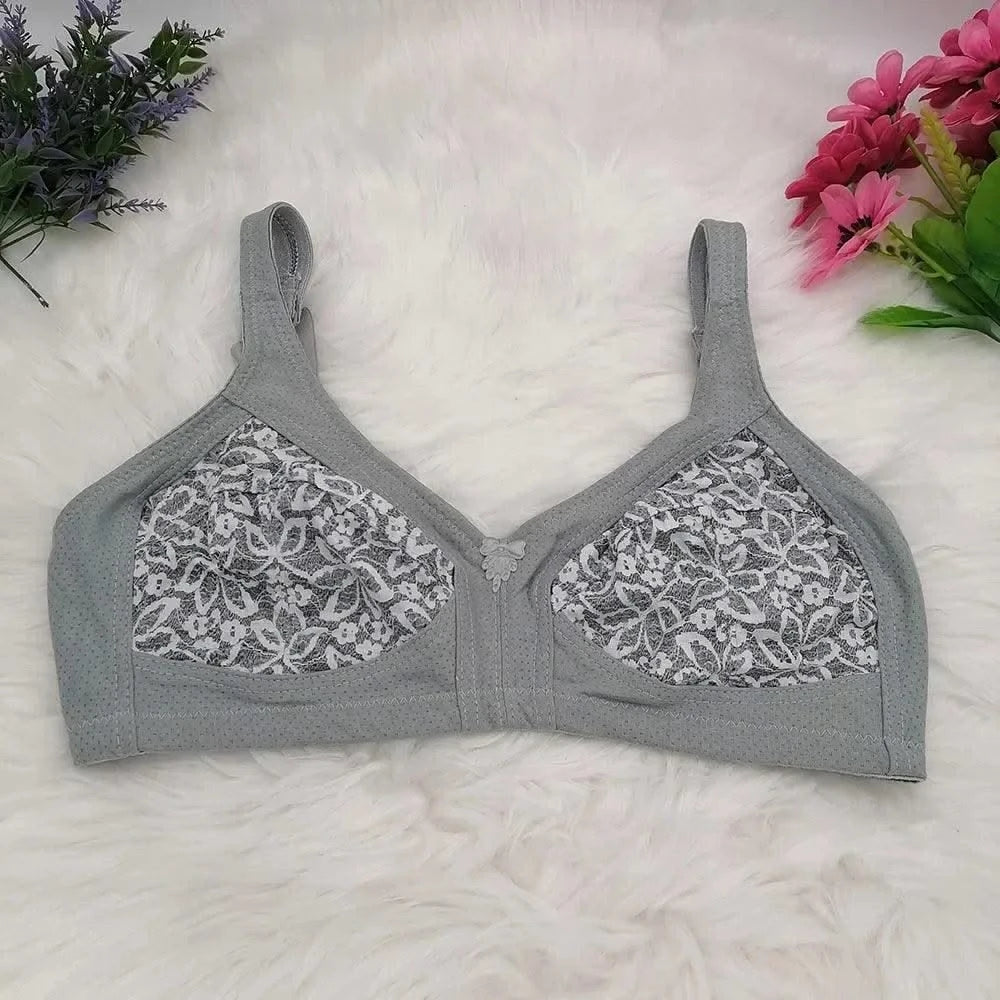 Classic Full Coverage Bra for women lace embroidery