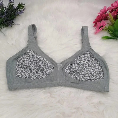 Classic Full Coverage Bra for women lace embroidery