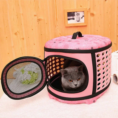 Cat Puppy Carrier Backpack Fashion Breathable 4 Colors Pet Single Shoulder Bags for Cats Small Dogs Outdoor Traveling Supplies