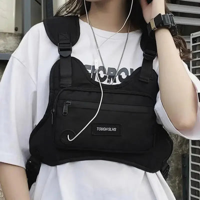 Fanny Pack Belt Bags Chest Bag Men Women Sports Vest Backpack Casual Work Waistpack