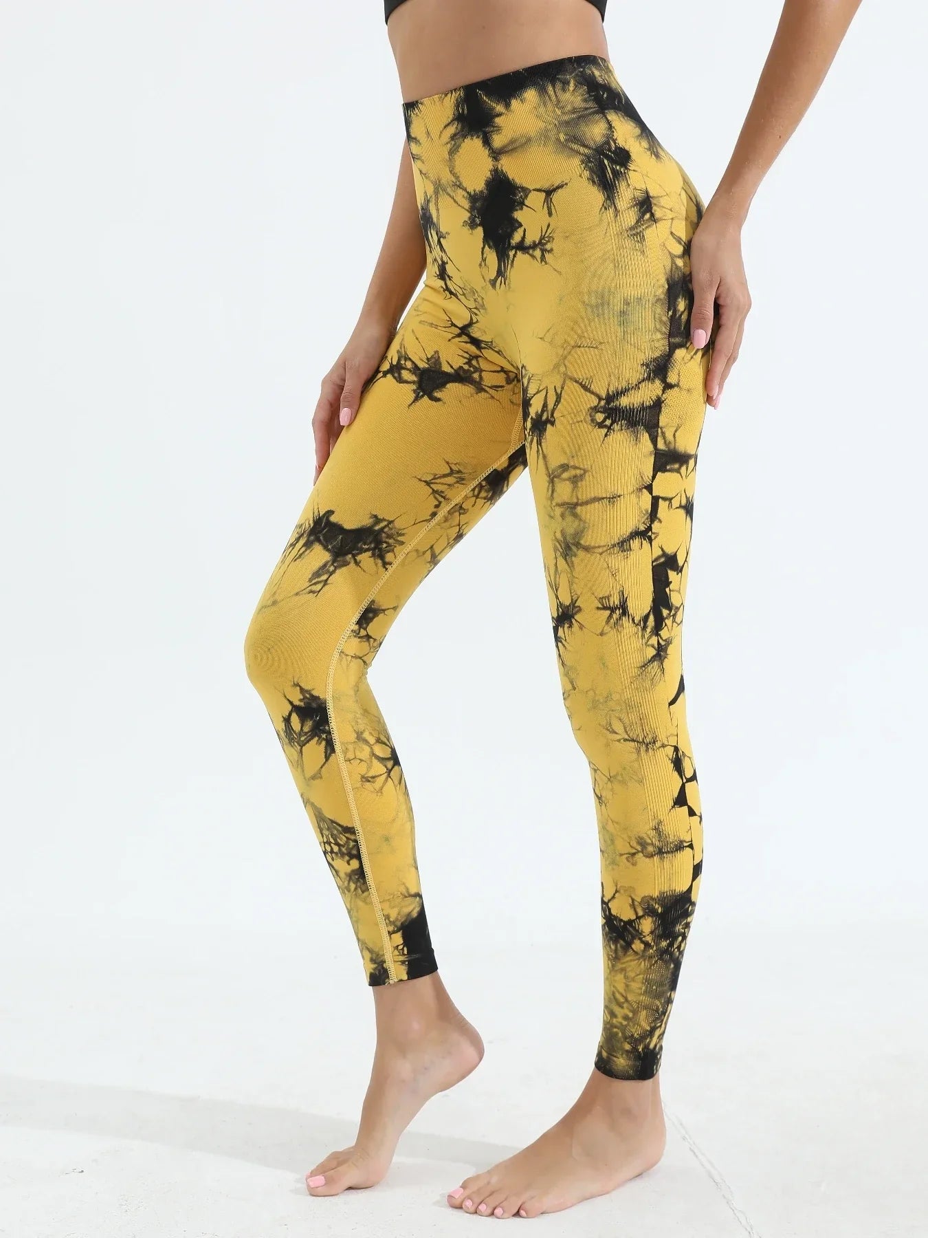 Women's Tie Dye Yoga Leggings High Waist Butt Lifting Soft & Stretchy Workout Skinny Pants