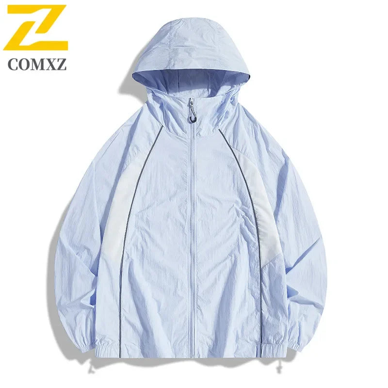 Summer Sun Jackets Men's Outdoor Cycling Clothing Quick Dry UV Skin Coat Women Sports Sun Protection Hiking Camping Windbreaker