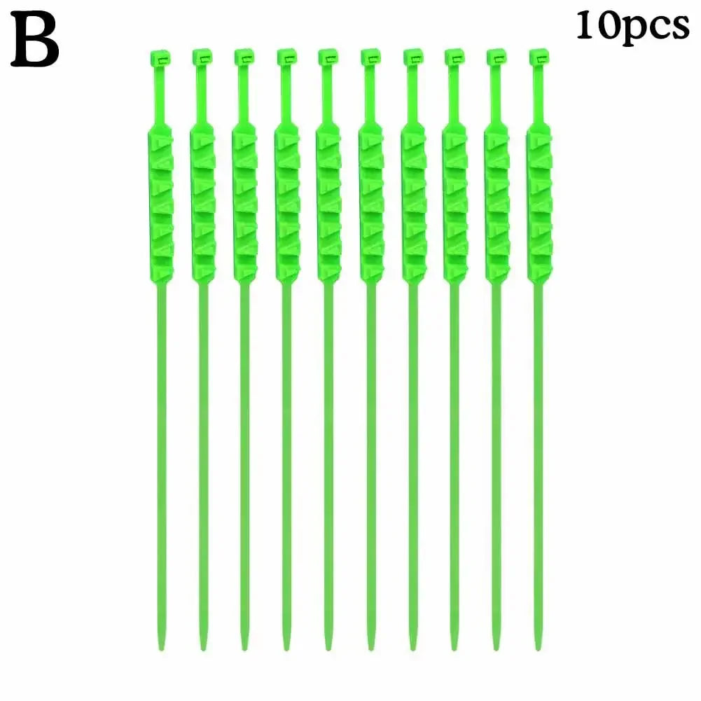 10pcs Anti-Skid Snow Chains for Motorcycles Bicycles Winter Tire Wheels Non-slip Cable Ties Motorbike Emergency Tire Chain Tool