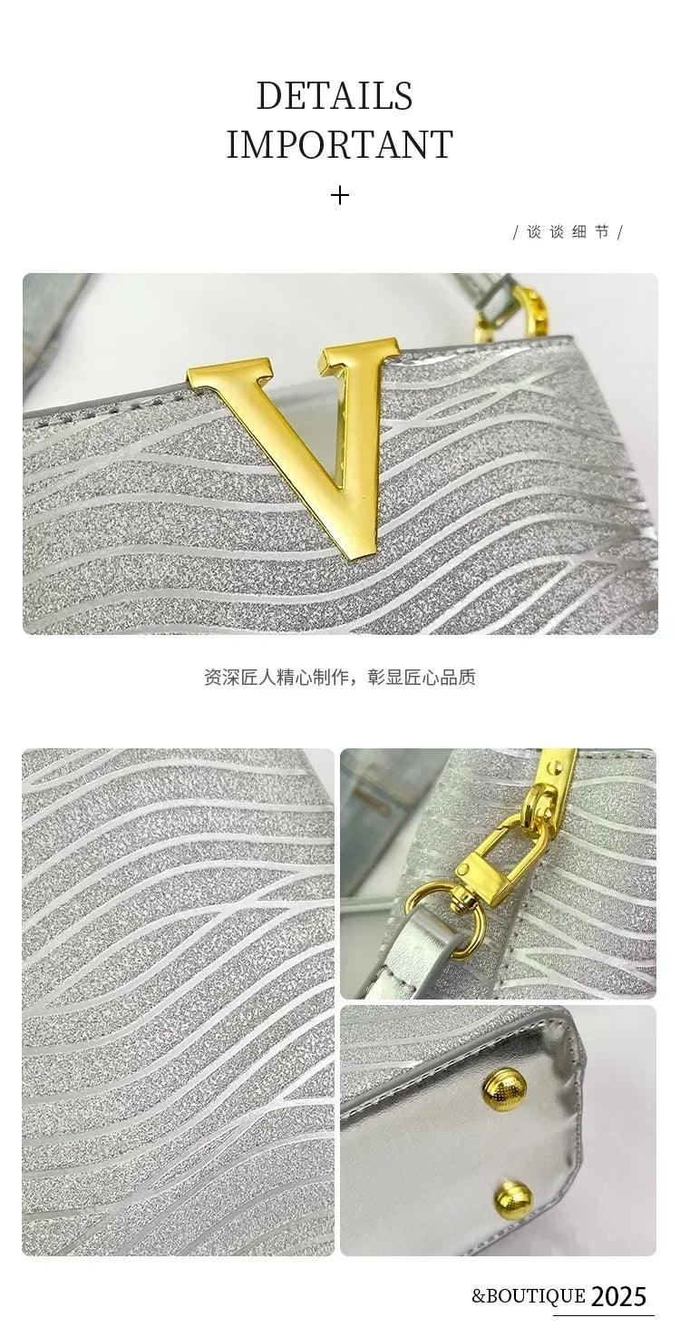 2025 new high-sense women’s designer handbag - feminine versatile large capacity for work & crossbody