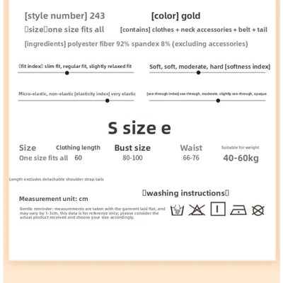 Christmas Cosplay Dance Performance Costume Christmas Uniform Dress for Women