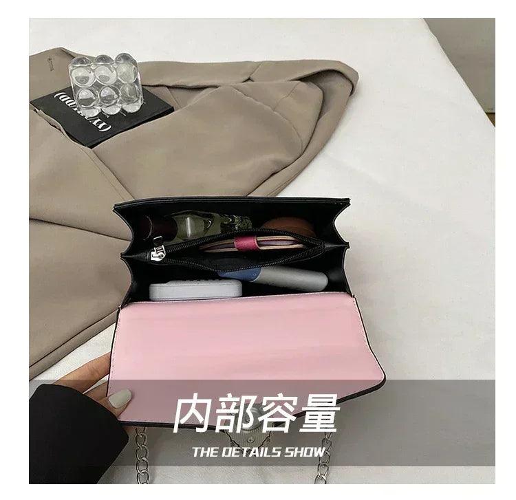 Designer messenger bag for women high-quality leather elegant shoulder classic handbag fashionable