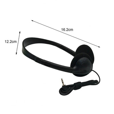 Comfortable Wearing Noise Reduction ABS Portable Headphone Wired Headset Earbud Stereo 3.5mm Clear Gaming for Gamer
