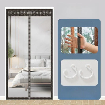 Magnetic Screen Door with Automatic Closing Anti Mosquito Net for Doors Self Sealing Mesh Curtain Perfect for Home Decoration