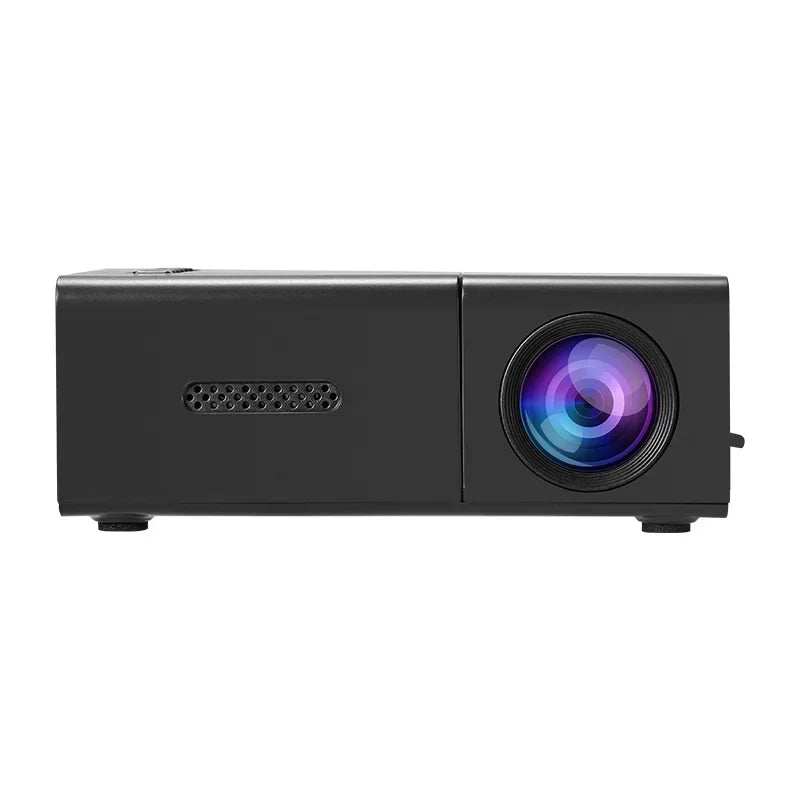 Portable Mini Projector with Full HD 1080P Support -Includes Remote Control, USB-Powered, Ideal for Smartphones, and USB Devices
