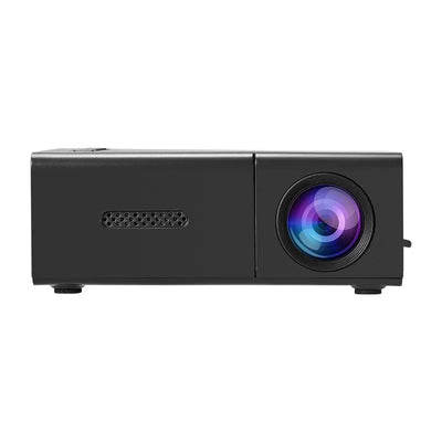 Portable Mini Projector with Full HD 1080P Support -Includes Remote Control, USB-Powered, Ideal for Smartphones, and USB Devices