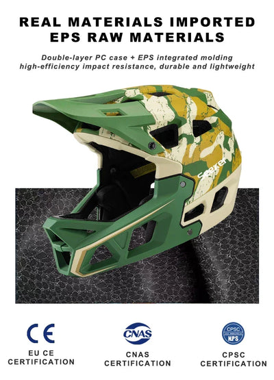 Seeker Mtb Mountain Bike Helmet Lightweight Breathable Speed Downhill Full Helmet Outdoor Adult Men And Women Cycling Helmets