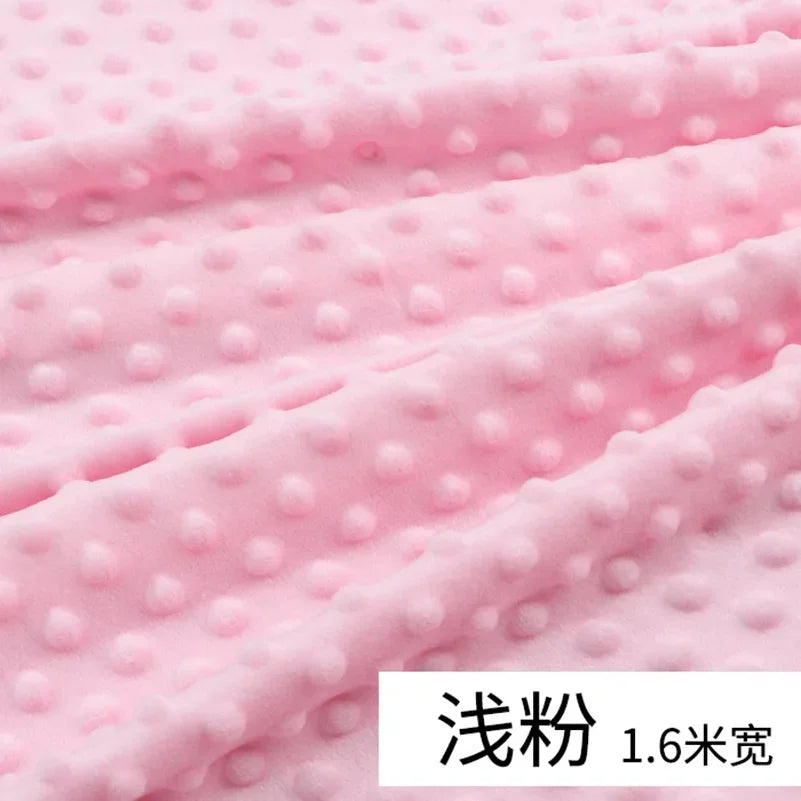 3D Velvet Fabric Short Fleece Autumn and Winter Warm Comfort Blanket Bedding Baby Handmade DIY by Half Meter