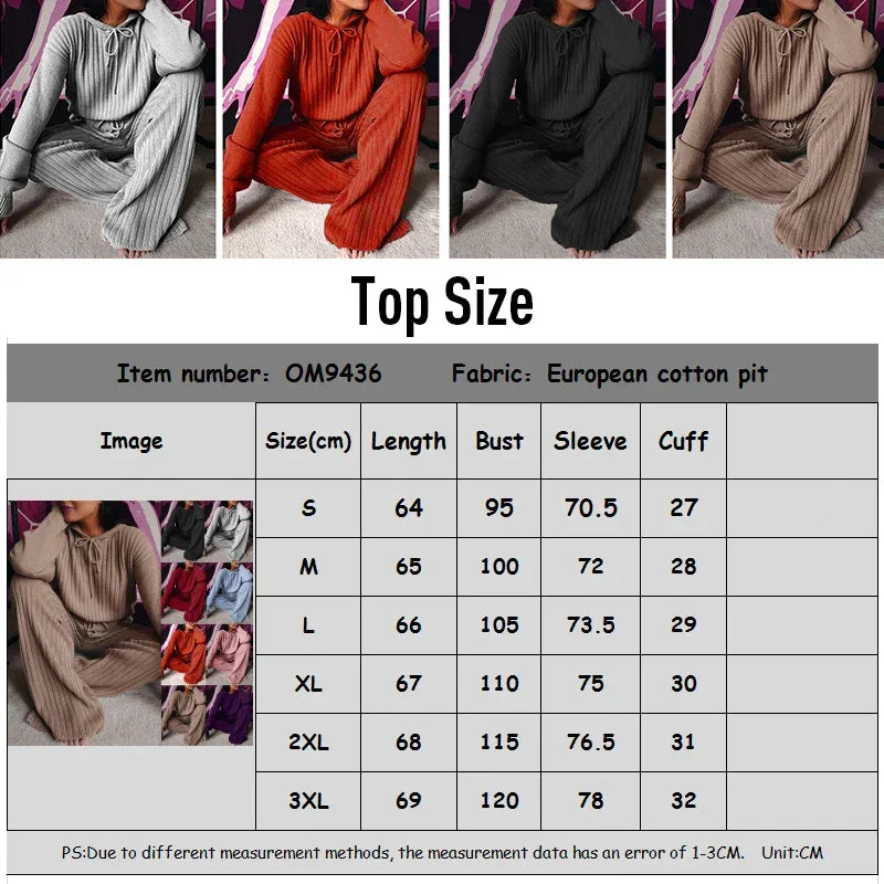 LoungeWear Women Hooded Outfits