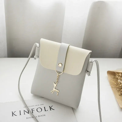 Fashion Handbags Women Bags Designer New Casual Bag Mobile Phone Bag Personality Deer Charm Single Shoulder Diagonal Bag