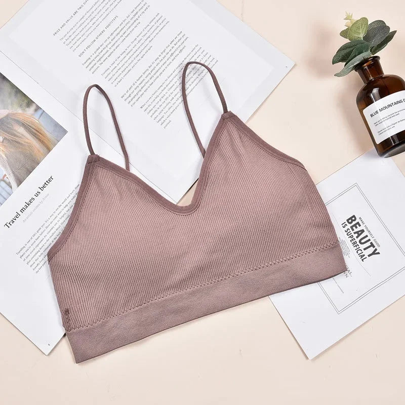 Women Bralette Wireless U-shaped Beautifying Bra