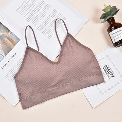 Women Bralette Wireless U-shaped Beautifying Bra
