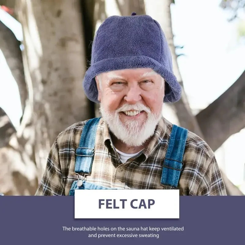 Coral Fleece Fisherman Hat Sauna Bath Headwear Shower Cap Bathroom Supplies Felt Sauna Hat Steam Room Cap Household Merchandises