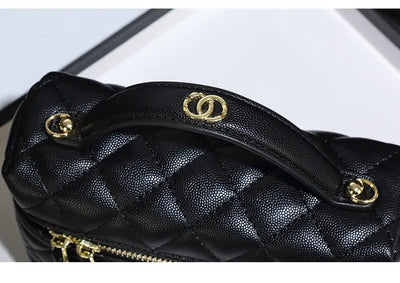 Fashion-Forward Women's Leather Handbag Crossbody Shoulder Bag Designer Inspired Tote Purse for Work and Social Events