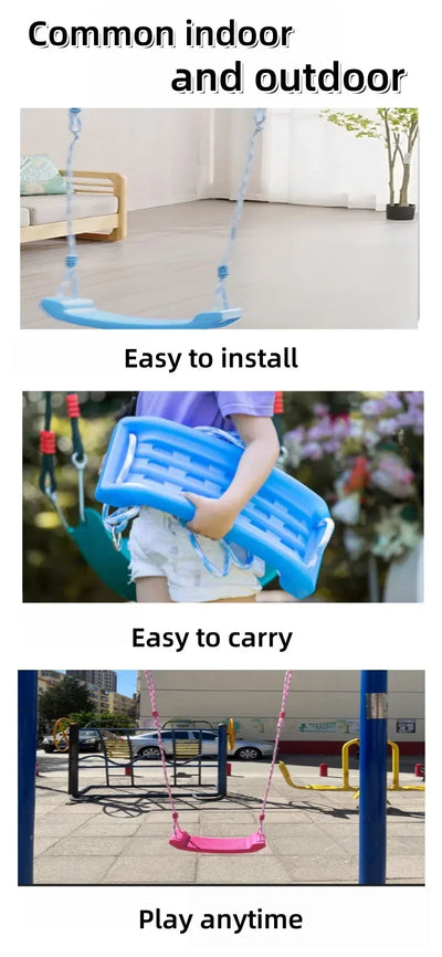 Children's swing toys Garden swing children's swing toys, adjustable rope indoor swing, baby outdoor game toys, indoor toys