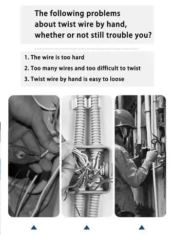 1PC Wire Twisting Tools Quickly Twister Electrician Artifact for Power Drill Drivers Twisted Connector Cable Device Multi-tool
