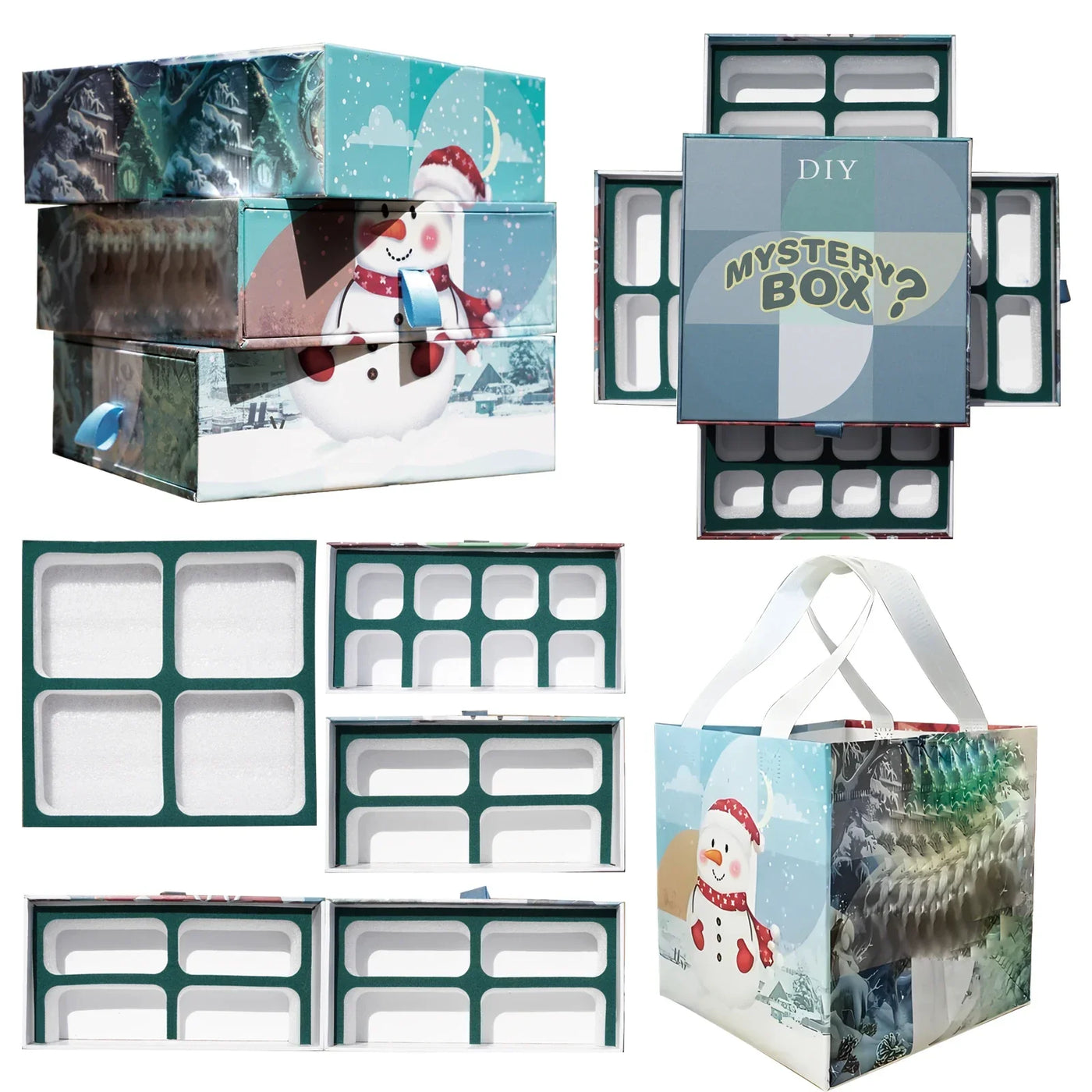 Christmas Rotating Gift Box Christmas Eve Candy Packaging Party And Holiday Atmosphere Decoration Gift Box Gifts For Friends