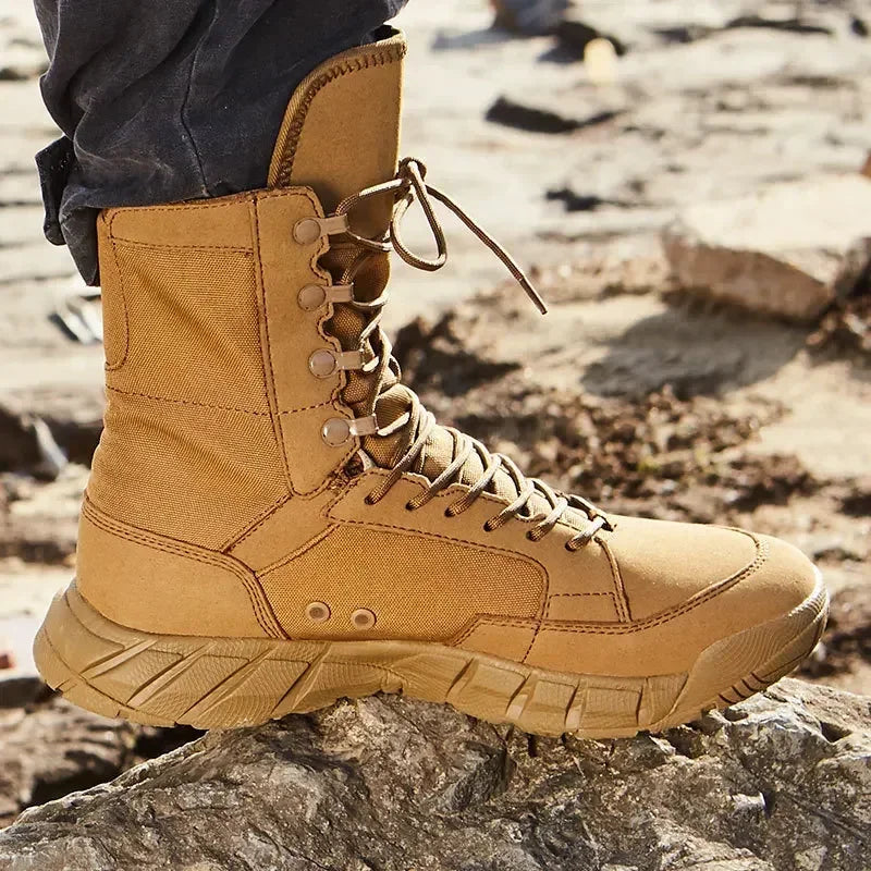 Outdoor Climbing Training Water Resistant High Shoes Hunting Hiking Tactical Boots Men Women Hunting Hiking Desert  Boot