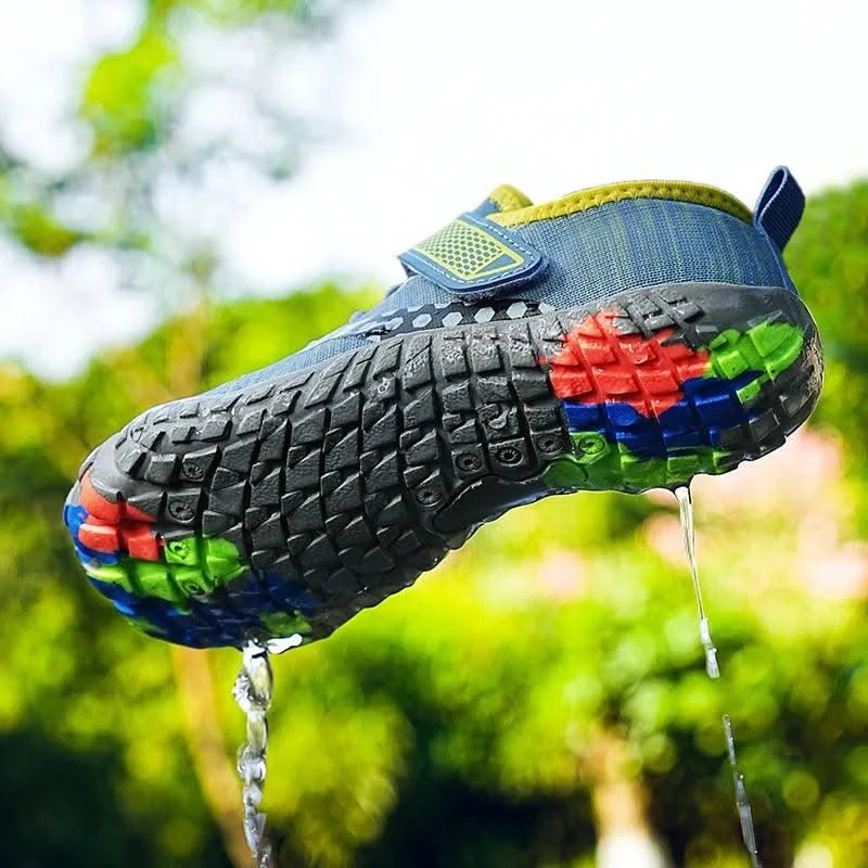 Children Quick-Drying Barefoot Shoes| Wide-Toed Lightweight Upstream Wading Shoes 24-38 | Boys Girls | Beach Diving, Boating |