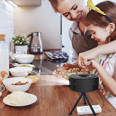 Portable Mini Projector 1920*1080P HD Projector Home Cinema Outdoor Camping Projection For IPhone Xiaomi IPad Android