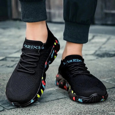 Wide Toe Box Barefoot Shoes Men Women Minimalist Zero Drop Casual Mesh Sneakers