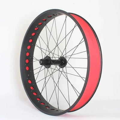 26x4.0/4.9 inch ebike snowmobile wheel set Quick release rim design stronger double-layer rim Front rear fatbike rim