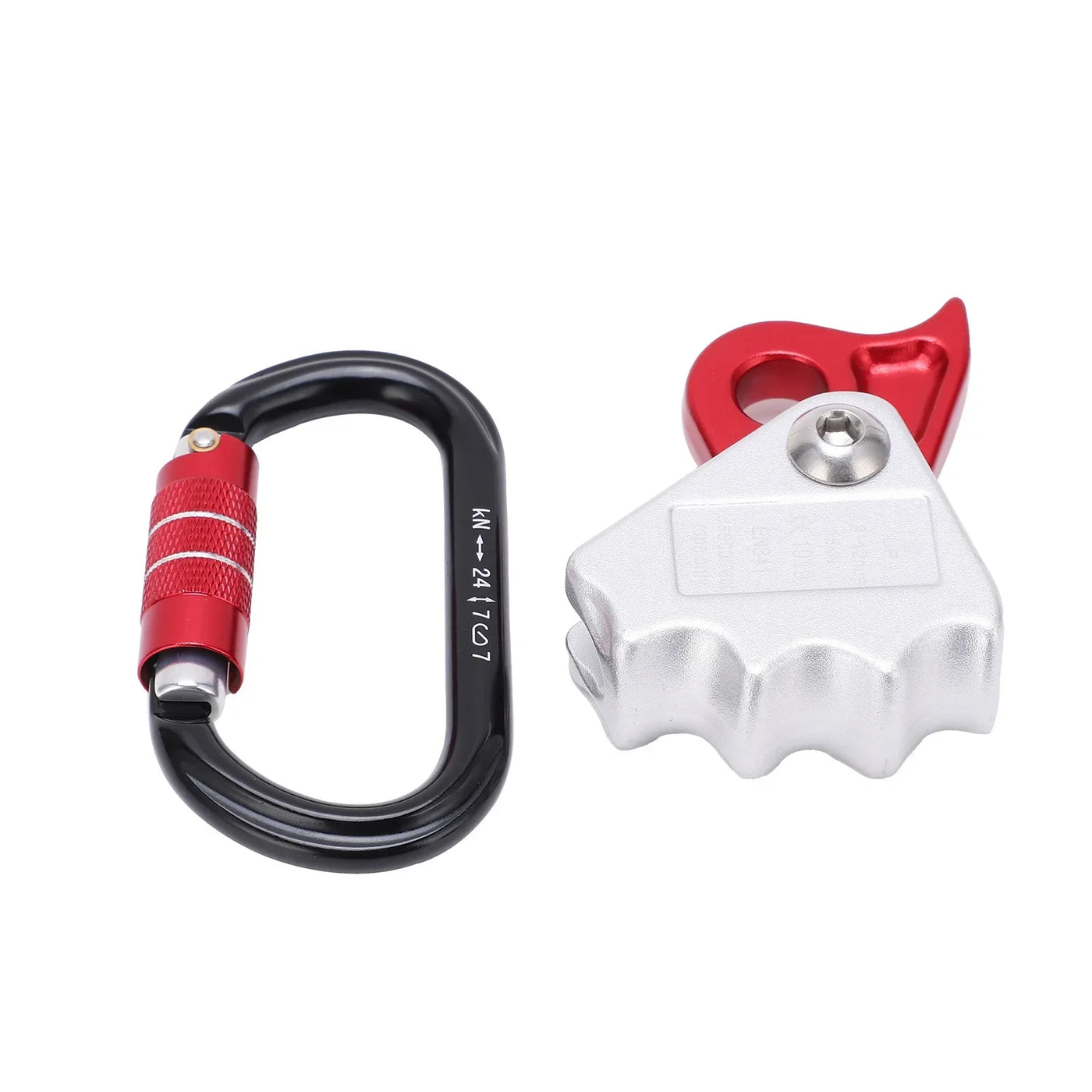 Rope Grab High Strength Safe Easily Use Slide Light Practical Lanyard Arborist Gear Kit for Mountaineering Climbing Rope Grabber