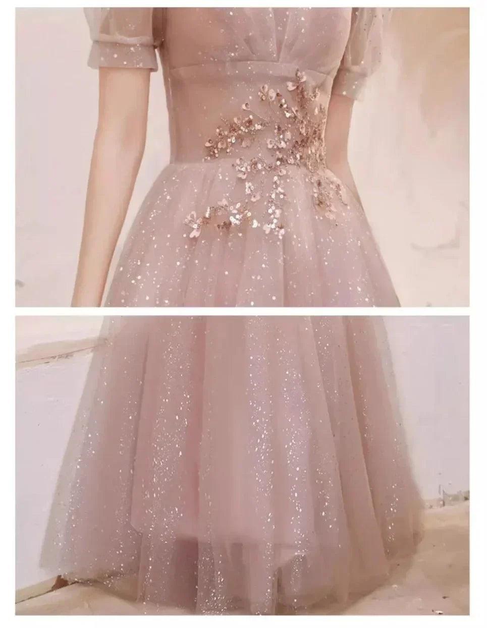 High-end banquet evening dresses women’s 2025 new spring summer light luxury slim birthday party performance dance