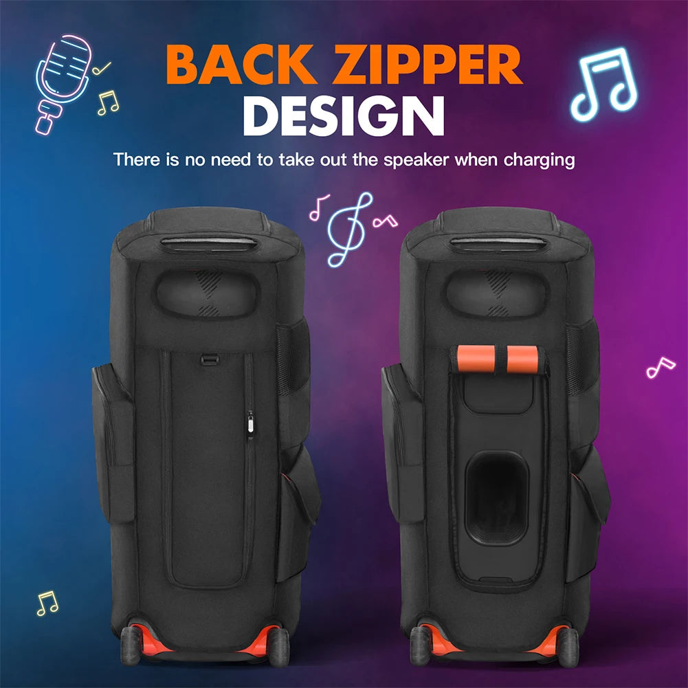 Party Speaker Dust Cover Anti-Slip Padded Speaker Protective Cover Nylon Double-Sided Speaker Storage Bag for JBL Party Box 710