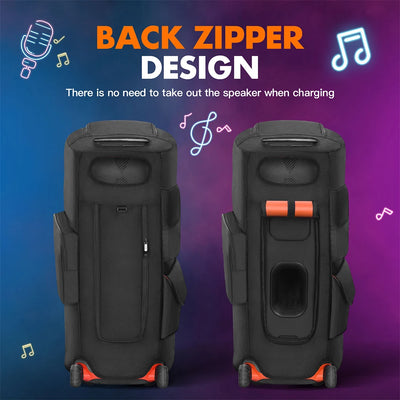 Party Speaker Dust Cover Anti-Slip Padded Speaker Protective Cover Nylon Double-Sided Speaker Storage Bag for JBL Party Box 710