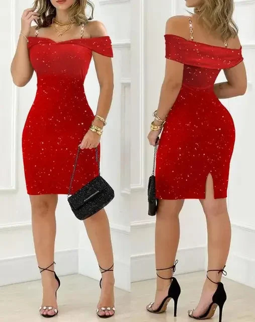 2025 Summer Women's Dresses Fashion Elegant Colorblock Round Neck Sleeveless Casual Bodycon Mini Daily Dress for Female