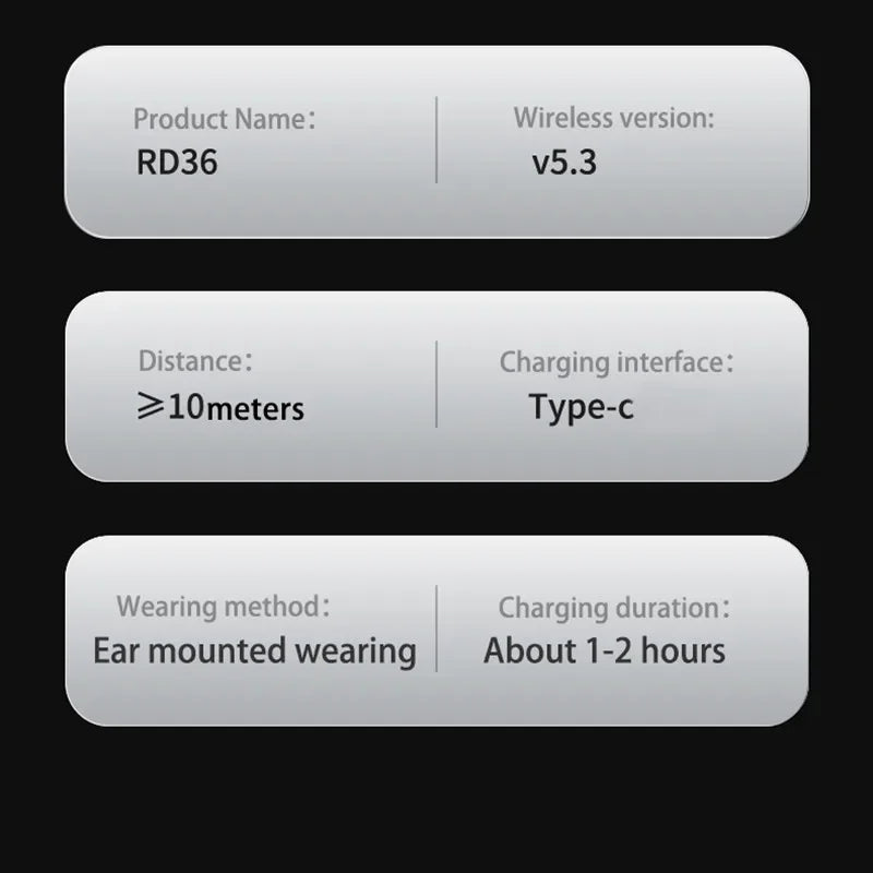 Wireless Earbuds, Bluetooth 5.3 Earbuds Stereo Bass, in-Ear Noise Cancelling Mic, Earphones IP7 Waterproof Sports, 40H Playback.