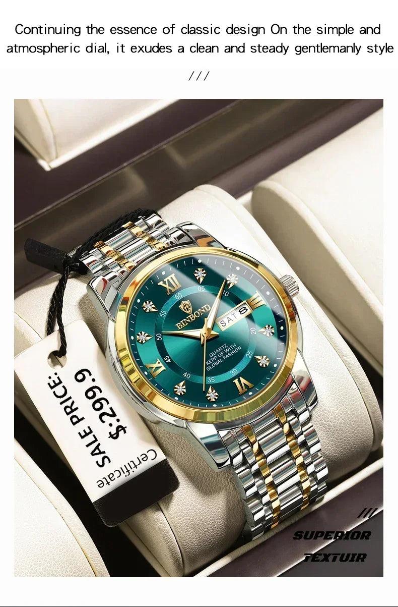 2025 top brand luxury fashion diver watch men 30atm waterproof date clock sport watches mens quartz wristwatch relogio